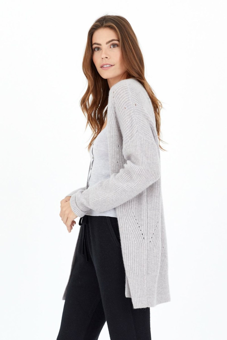 One Grey Day Arlo Cardigan - Heather Grey | Cardigans/Dusters