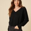 One Grey Day Alex Merino Pullover - Black | Pullovers