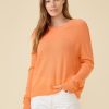 One Grey Day Sloane Cashmere Pullover - Melon | Pullovers