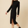 One Grey Day Harlow Merino Dress - Black | Dresses