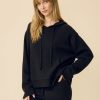 One Grey Day Bixby Cashmere Hoodie - Black | Hoodies