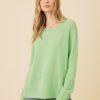 One Grey Day Sloane Cashmere Pullover - Mantis | Pullovers