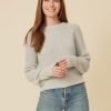 One Grey Day Seymour Pullover - Silver | Pullovers