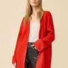 One Grey Day Pacific Cashmere Cardigan - Scarlet | Cardigans/Dusters