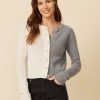 One Grey Day Blakely Cashmere Cardigan - Snow Storm Combo | Cardigans/Dusters