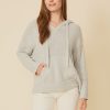 One Grey Day Nicolette Hoodie - Silver | Hoodies