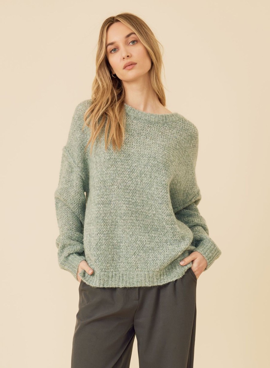 One Grey Day Griffin Pullover - Juniper | Pullovers