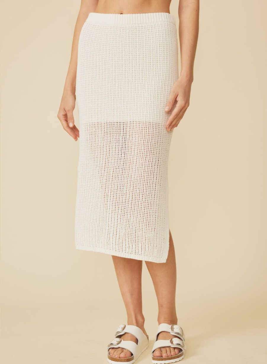 One Grey Day Harper Skirt - White | Sets