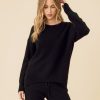 One Grey Day Lyle Cashmere Pullover - Black | Pullovers