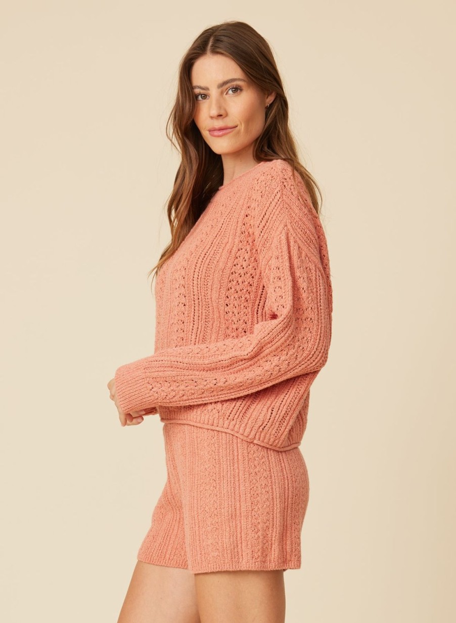 One Grey Day Vista Pullover - Paprika | Pullovers