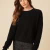 One Grey Day Aiden Merino Pullover - Black | Pullovers