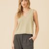 One Grey Day Arpi Vest - Sage | Tanks/Tops/Tees