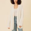 One Grey Day Pacific Cashmere Cardigan - Ivory | Cardigans/Dusters