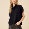 One Grey Day Maisy Cashmere Vest - Black | Pullovers