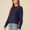 One Grey Day Pacific Cashmere Pullover - Navy | Pullovers